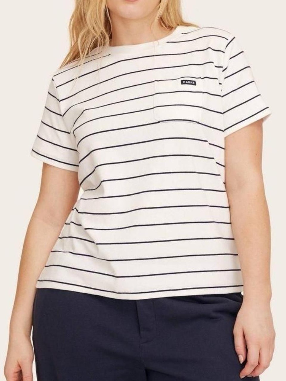 Parke Striped Pocket Tee